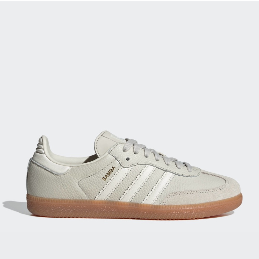adidas Samba Sneakers in Off-White and Gum